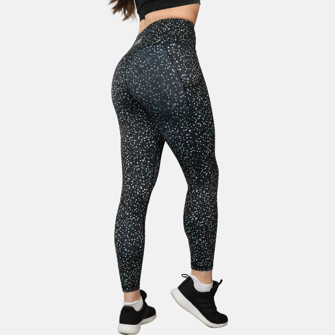 Elevate Gym Leggings - Green Spot