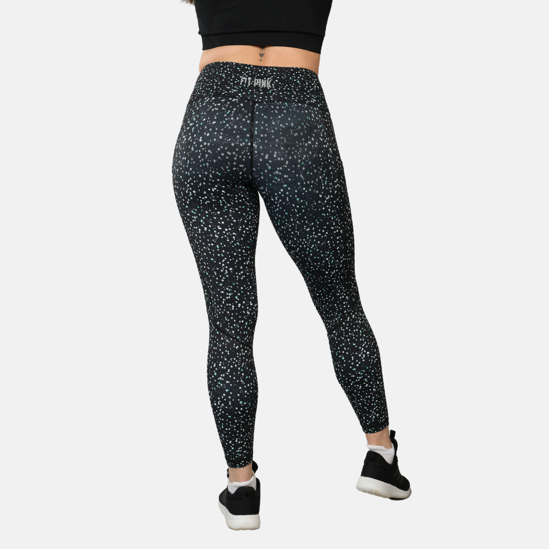 Elevate Gym Leggings - Green Spot