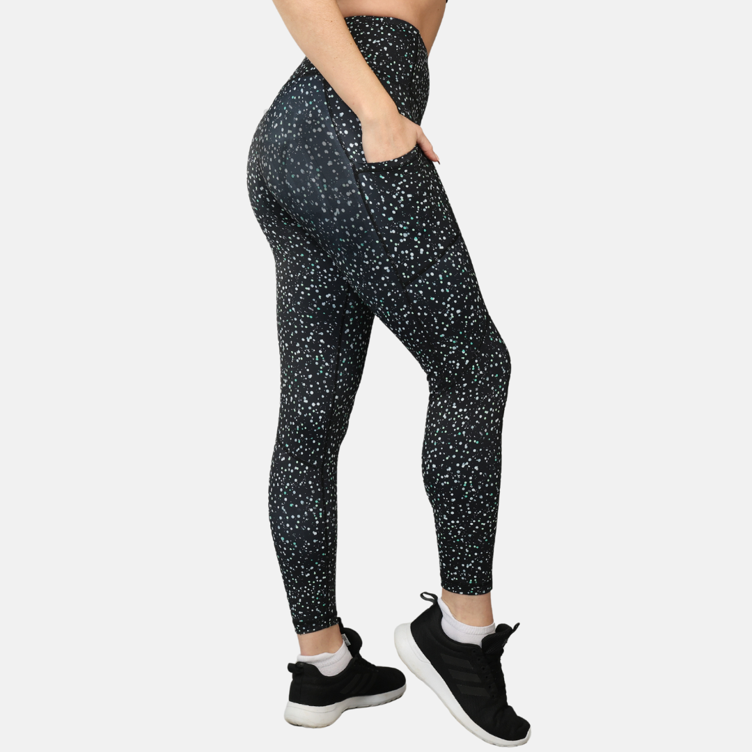 Elevate Gym Leggings - Green Spot