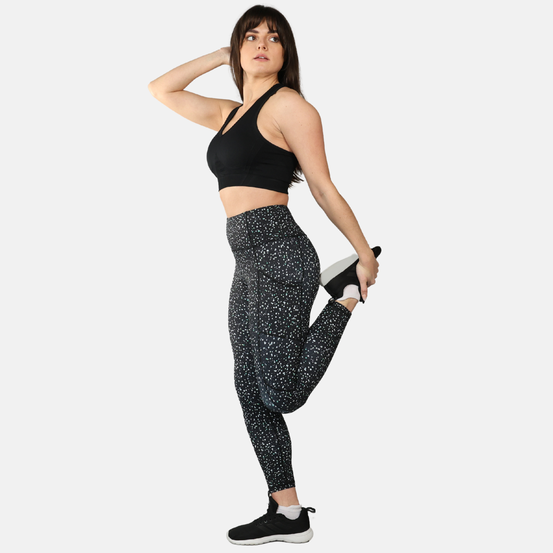 Elevate Gym Leggings - Green Spot