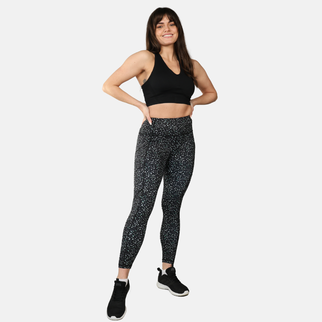 Elevate Gym Leggings - Green Spot