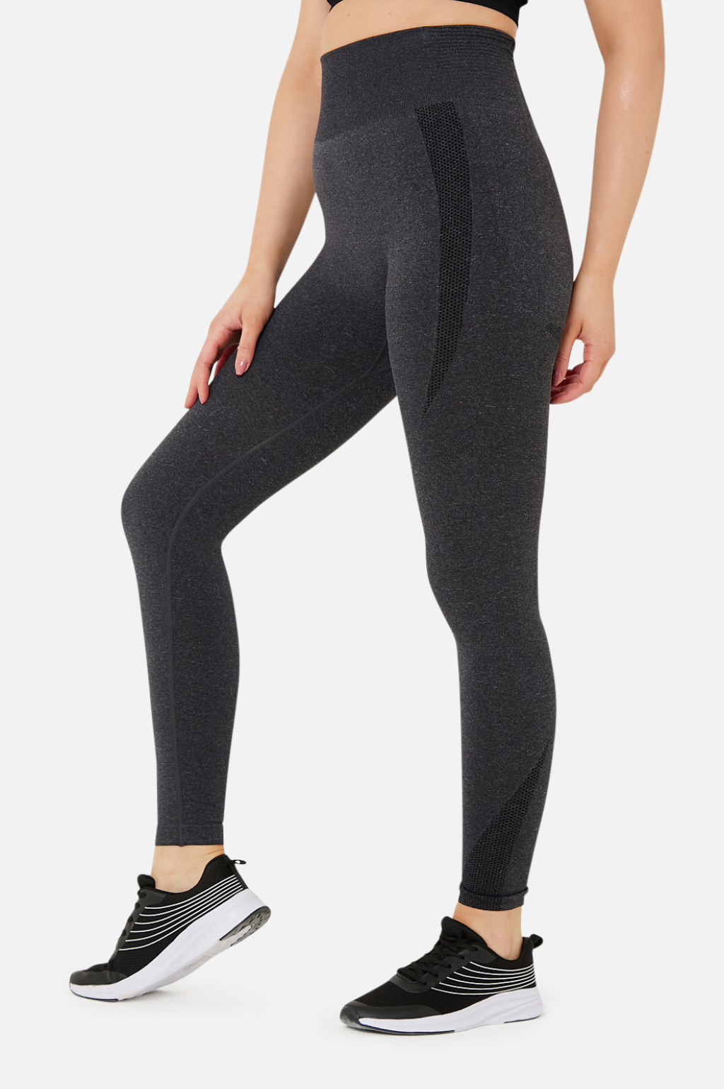 Seamless Compression Leggings V2 in Charcoal - SIZE 6