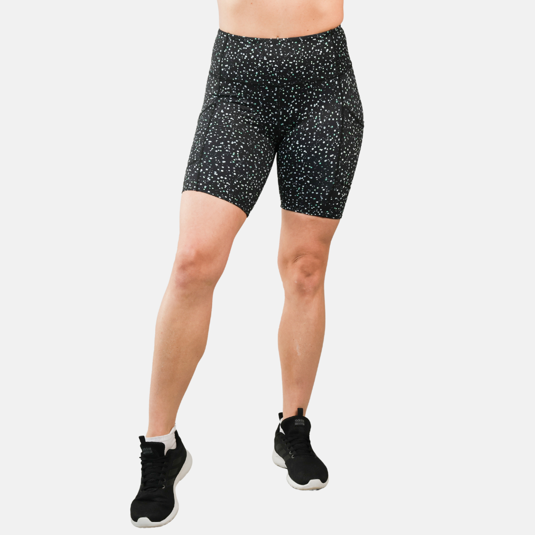 Elevate 8” Gym Shorts - Green Spot