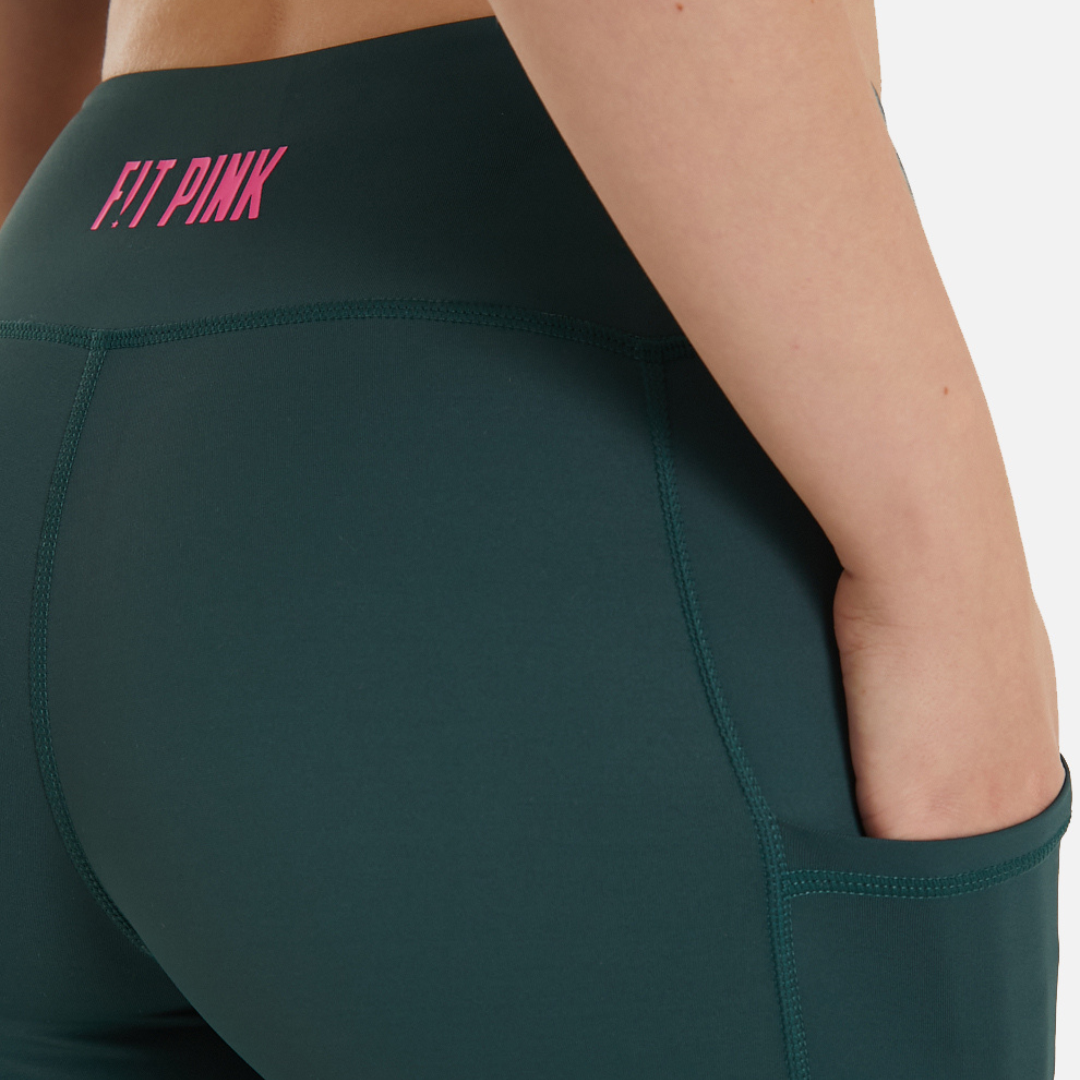 Elevate Gym Leggings - Forest Green