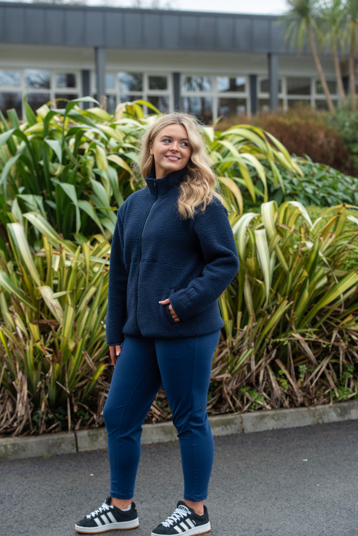 Polar Fleece Jacket -Navy