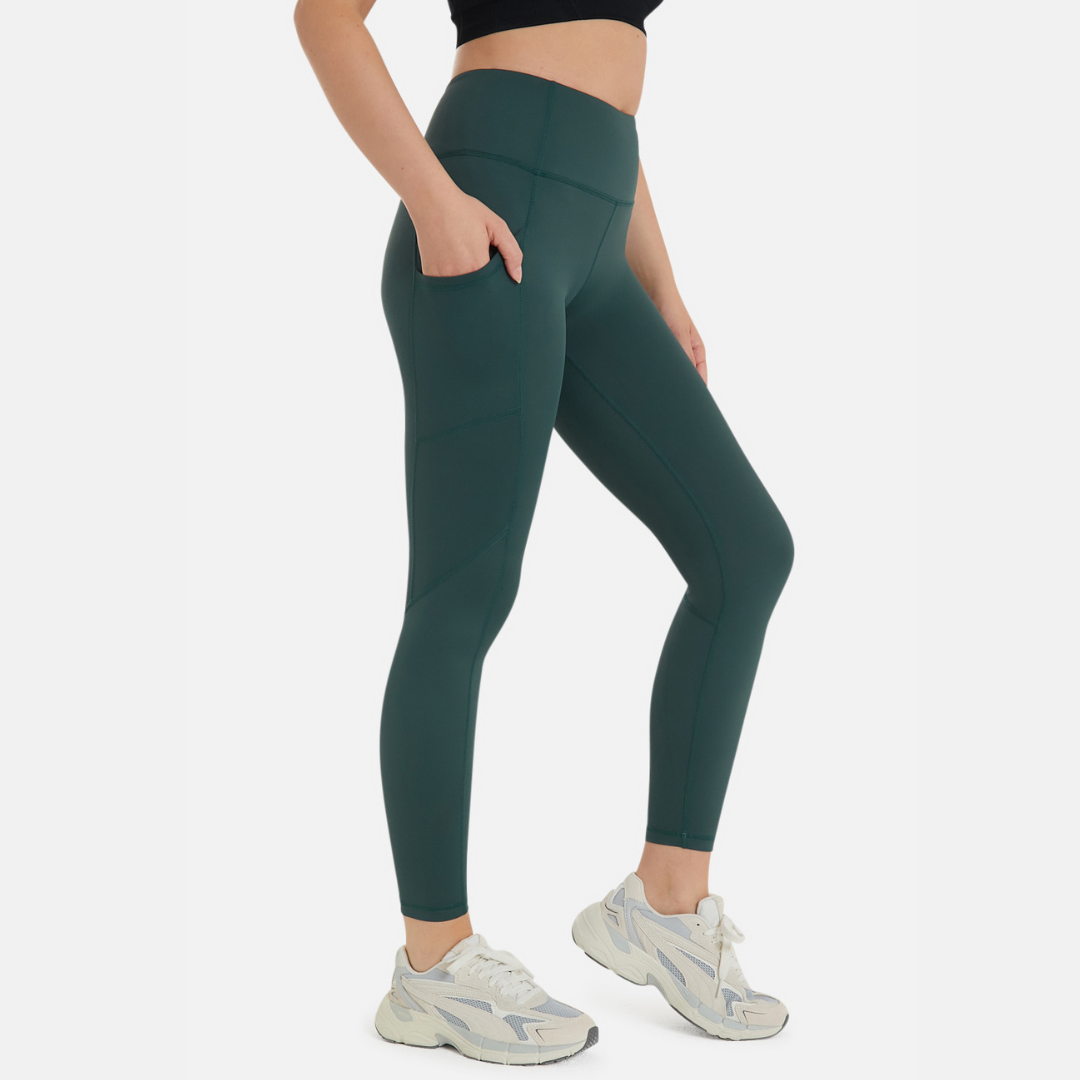 Elevate Gym Leggings - Forest Green