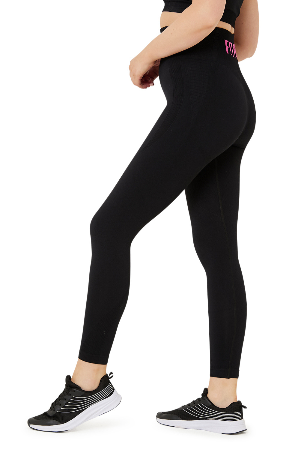 Pink ultimate black shop leggings