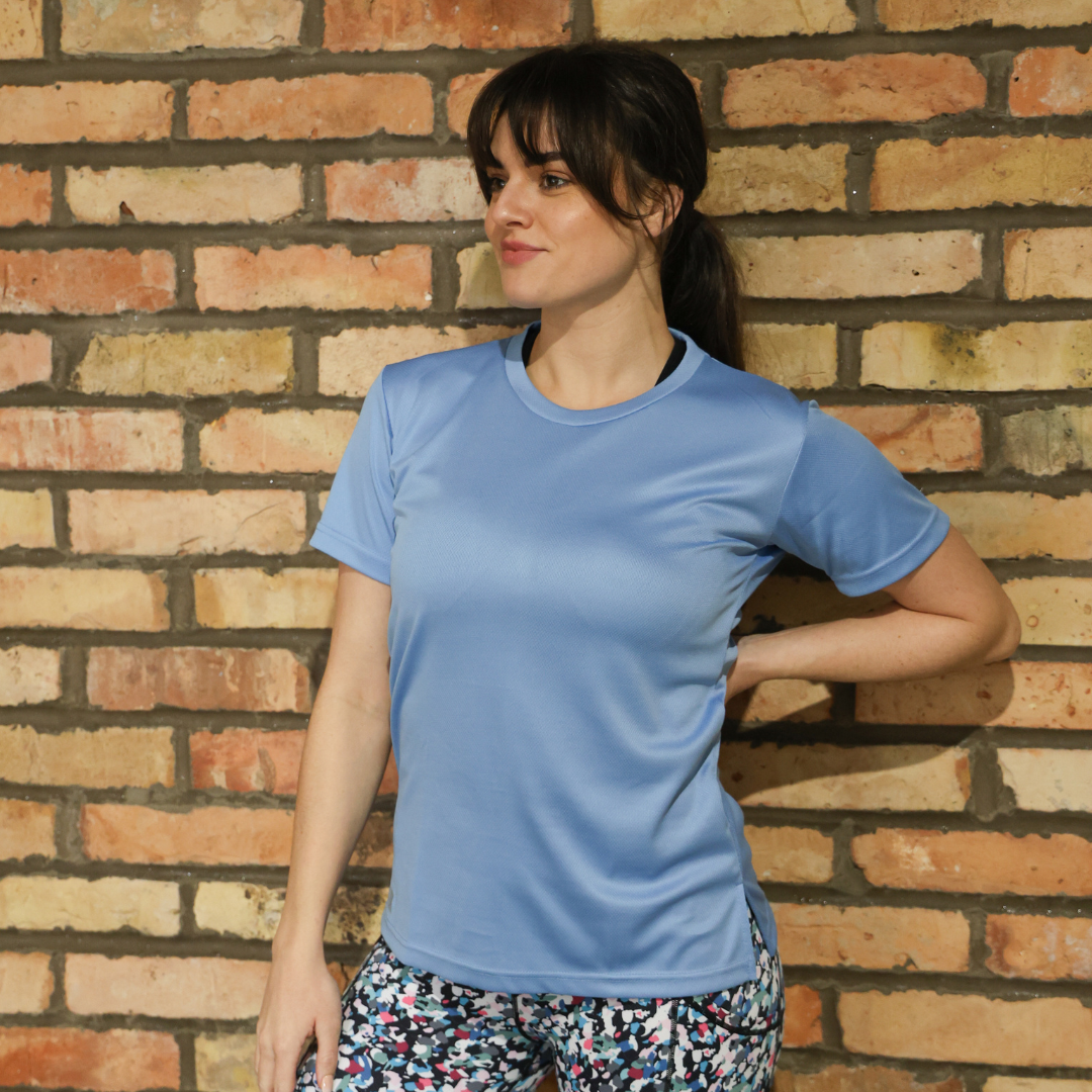 Lightweight Sports T-Shirt in Ice Blue