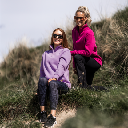 Signature Half-Zip Jumper - Magenta