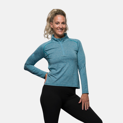 Vitality Half-Zip - Aqua