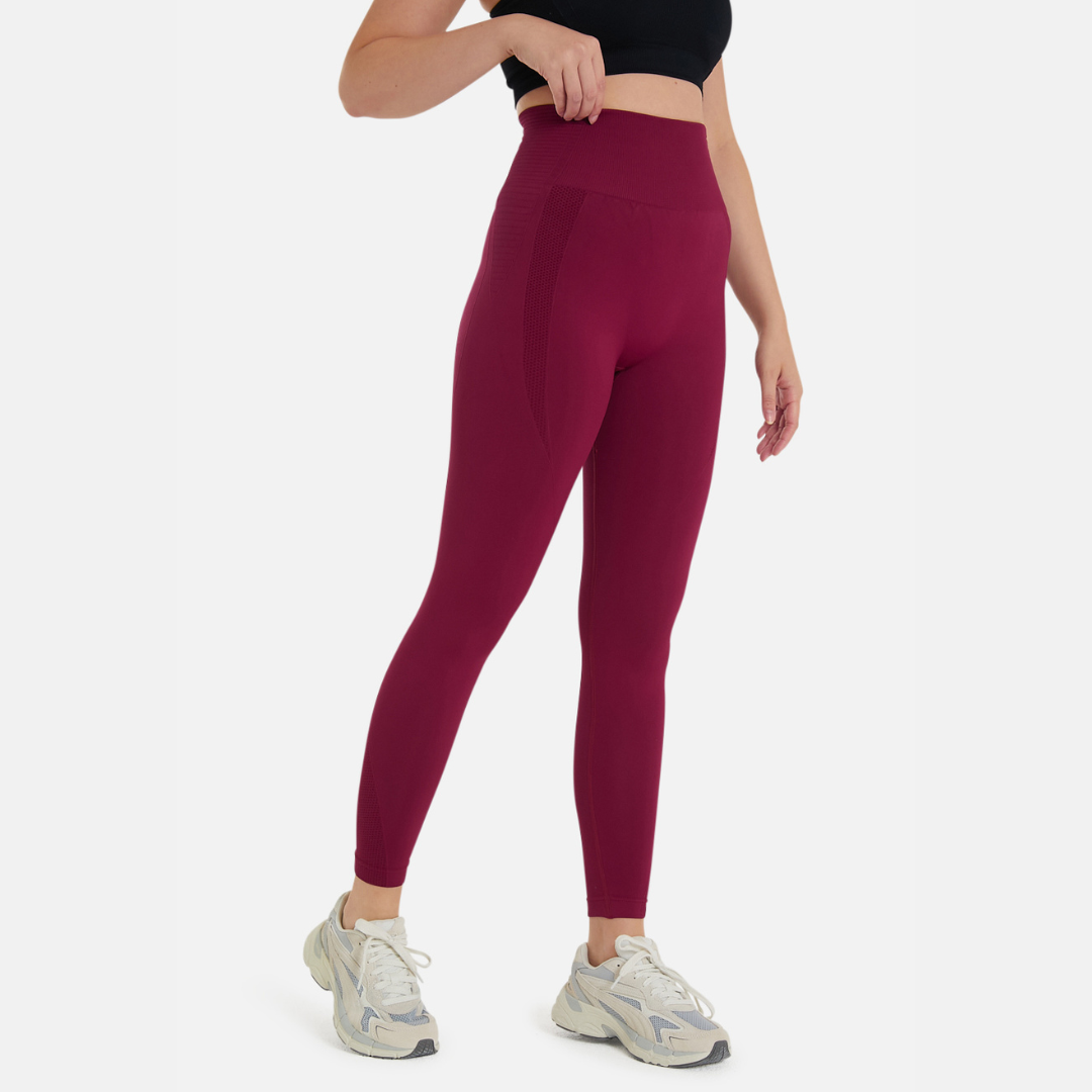 Burgundy compression pants hot sale