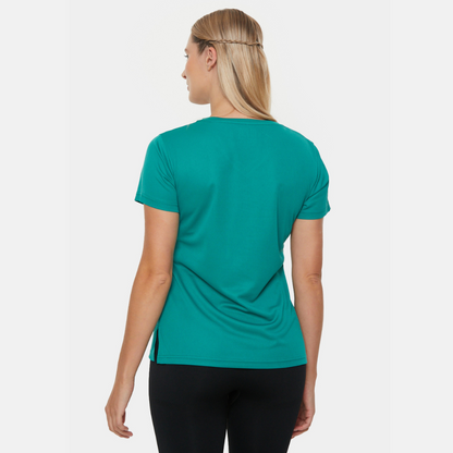 Lightweight Sports T-Shirt V-Neck Teal