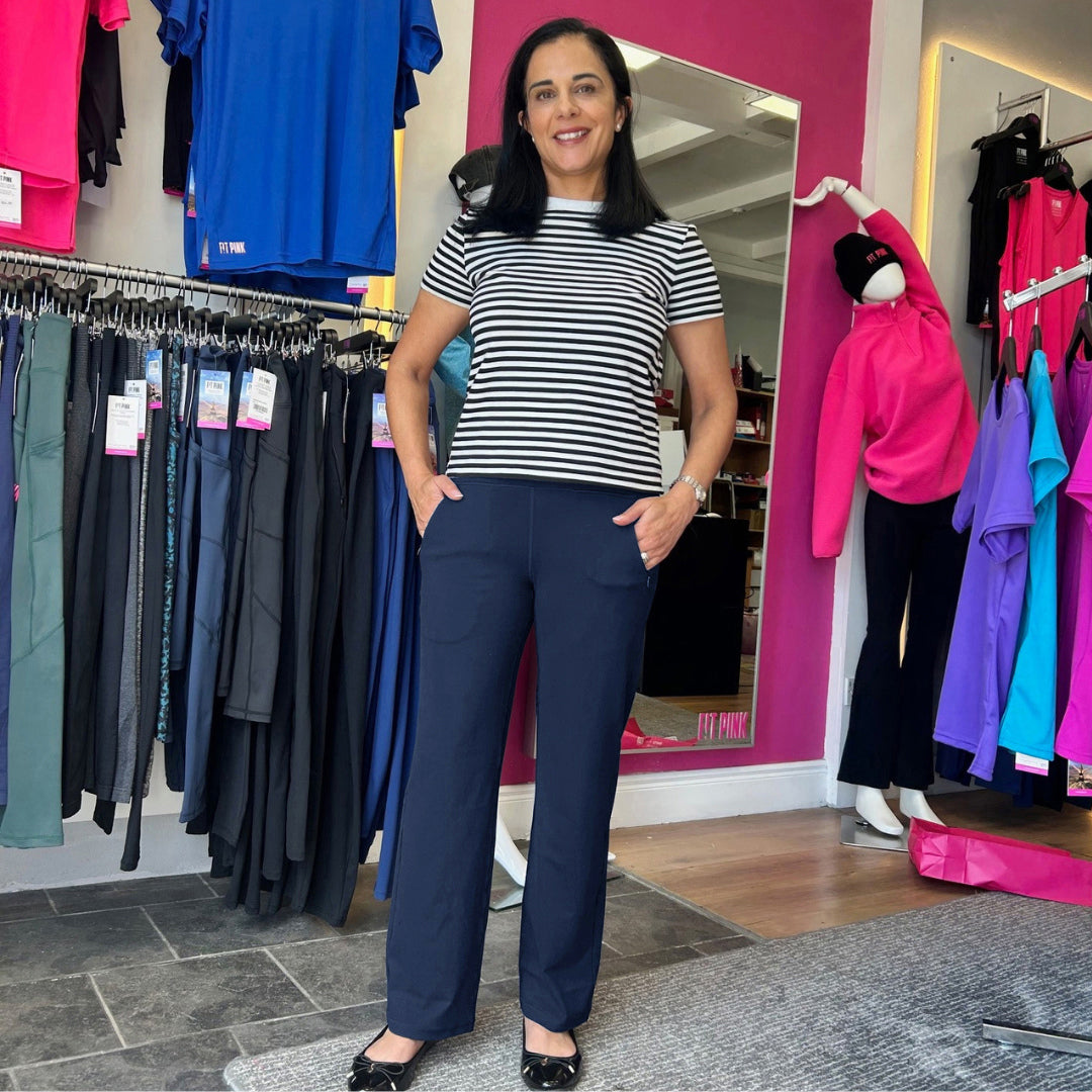 Straight Leg Pant - Navy
