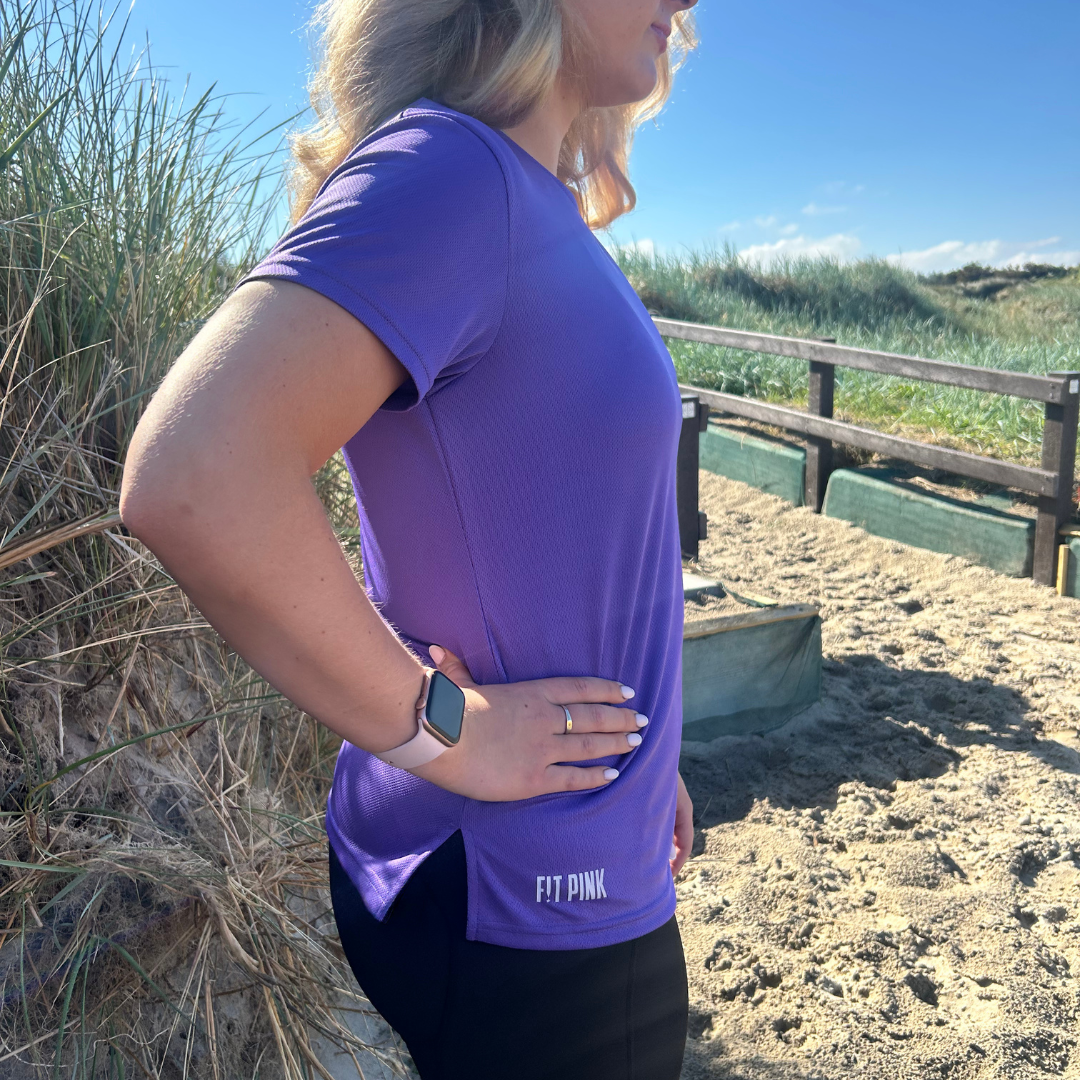 Lightweight Sports T-Shirt Purple