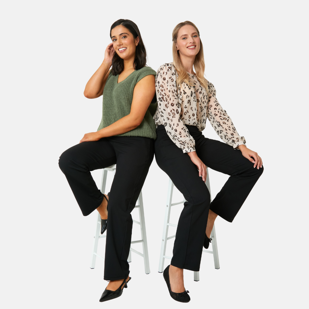 Straight Leg Pant Black