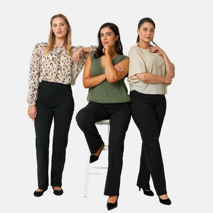 Straight Leg Pant Black
