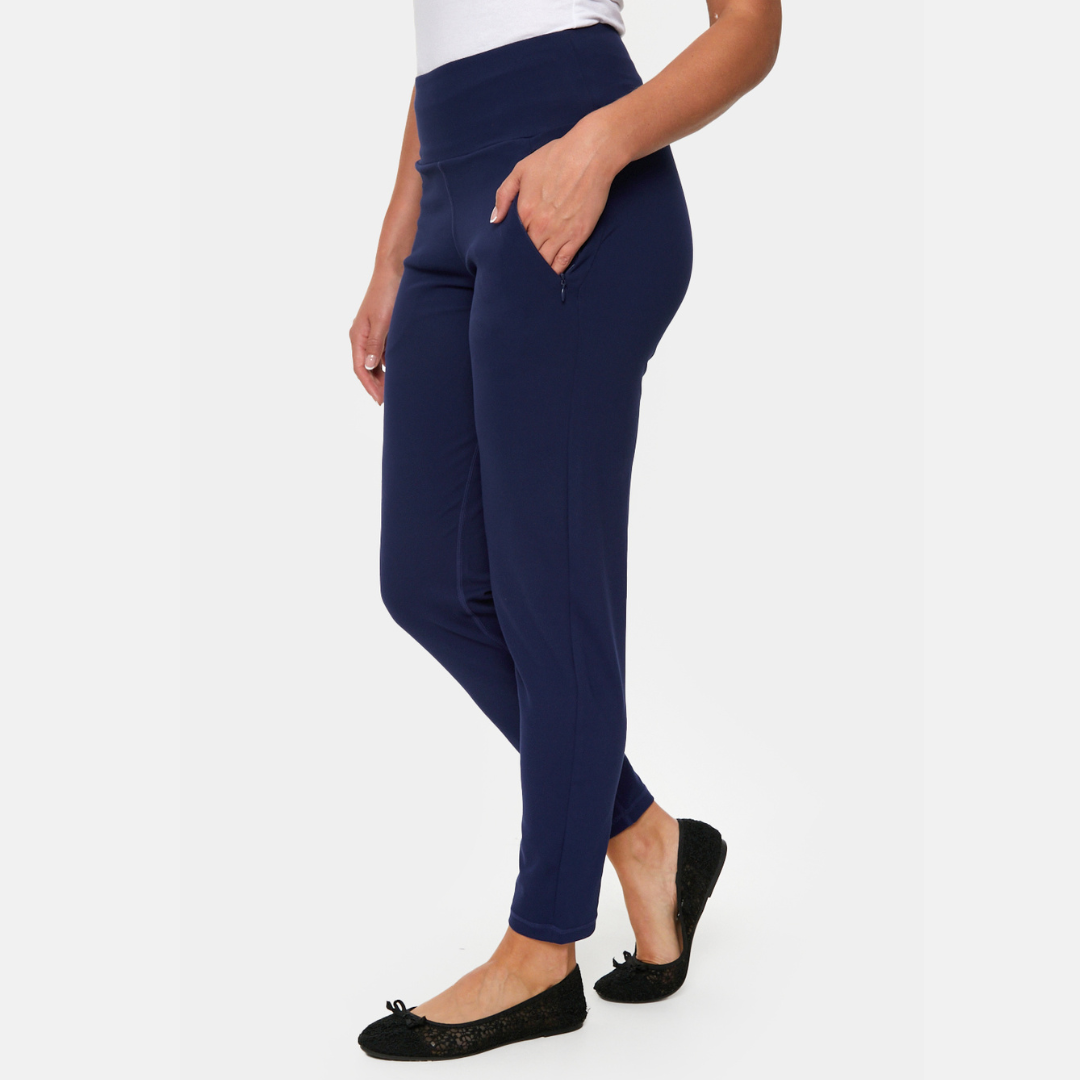 Slim Leg Pant - Navy