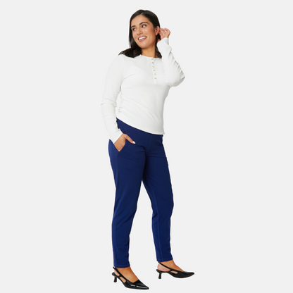 Slim Leg Pant Blue
