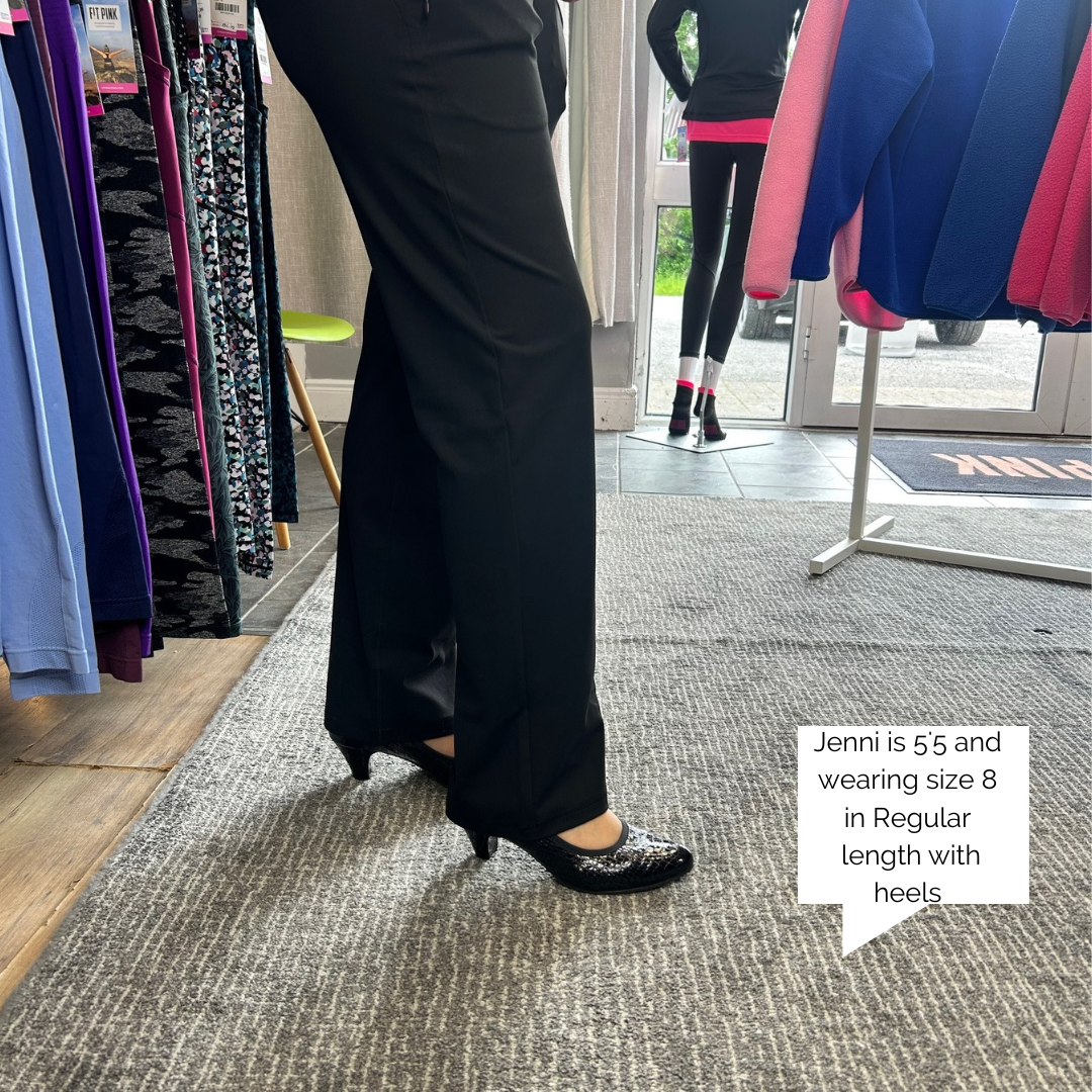 Straight Leg Pant Black