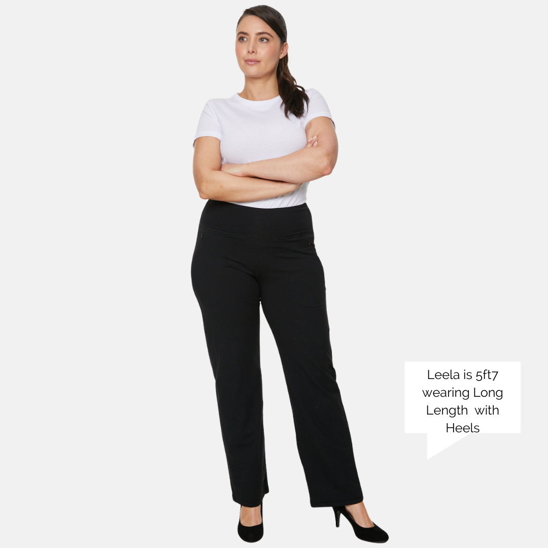 Straight Leg Pant Black