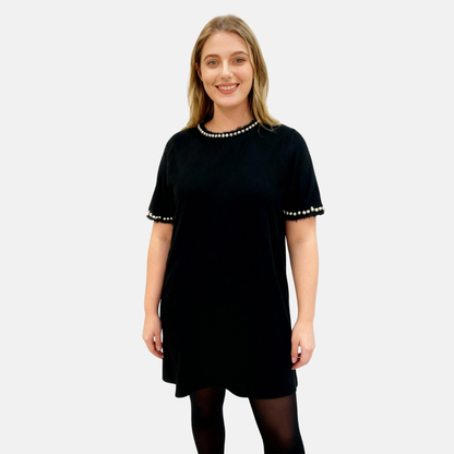 Black Pearl Shift Dress