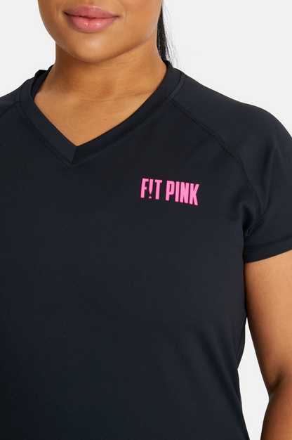 FitPink Active T-Shirt Black