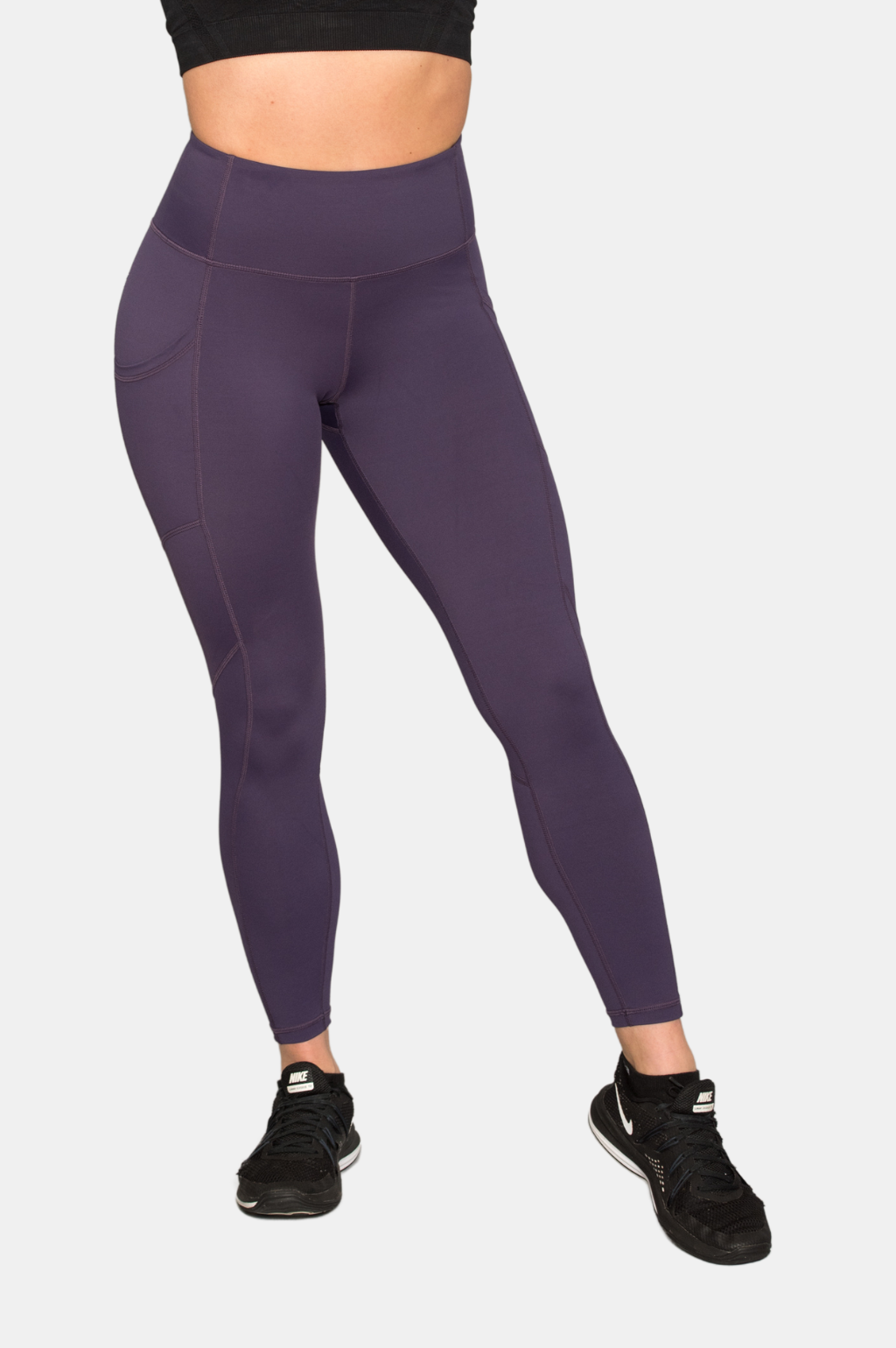 Lululemon Womens Active Mid-Rise Two-Pocket Capri Leggings Dark Purple -  Shop Linda's Stuff