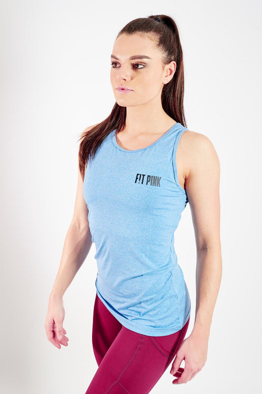 Vest Top Blue FitPink